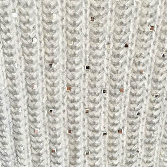 WHBM Sparkly Mirror Sequin Embellished Sweater - Picture 6 of 13